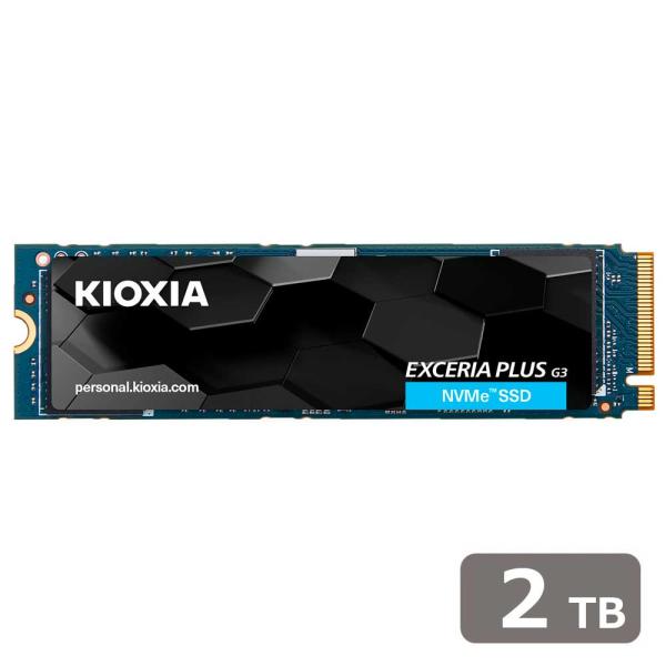 KIOXIA 内蔵SSD KIOXIA EXCERIA PLUS G3 NVMe Gen4x4 2T...