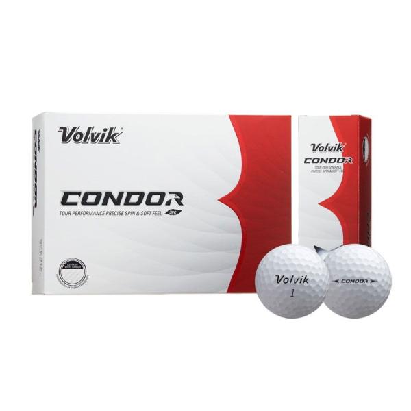 ボルビック コンドル CONDOR ゴルフボール 1ダース 12球入り(ホワイト)  返品種別A