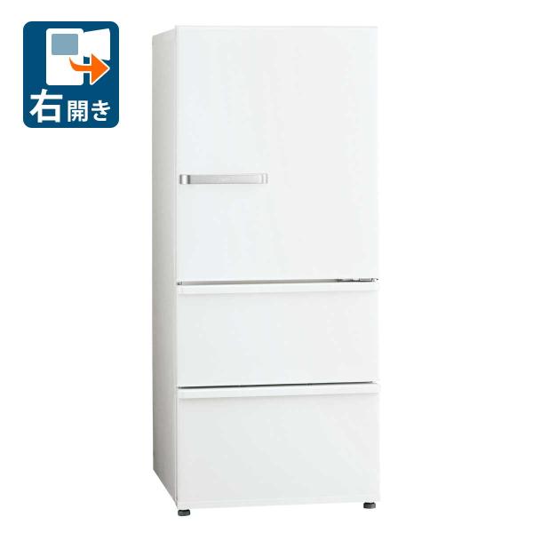(標準設置料込) アクア 272L 3ドア冷蔵庫(ミルク)(右開き) AQUA AQR-27N2-W...