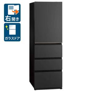 AQUA（アクア） 冷蔵庫 452L 4ドア 右開き ガラス扉 ファミリー 新生活