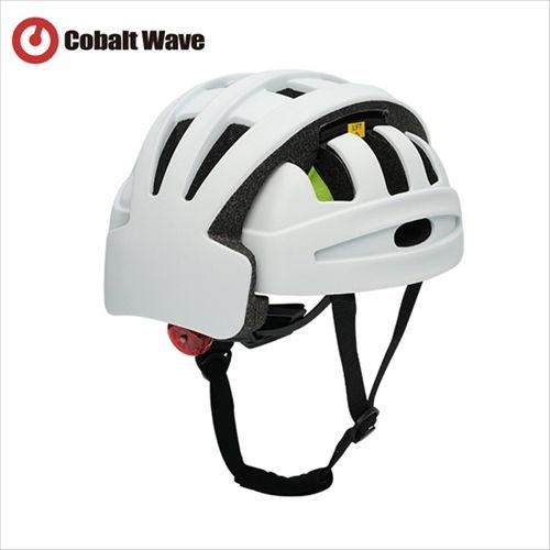 CobaltWave CE認証 自転車用折り畳みヘルメット サイズ55-59cm(大人用)(ホワイト...