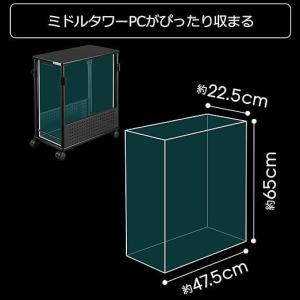 バウヒュッテ 昇降式L字デスク コンパクト(ブ...の詳細画像1