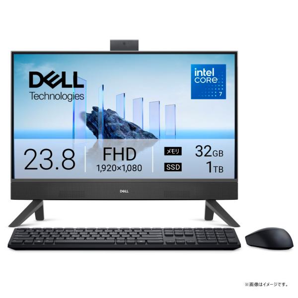 DELL｜デル 23.8型 オールインワンデスクトップパソコン Dell 24 AIO EC2425...