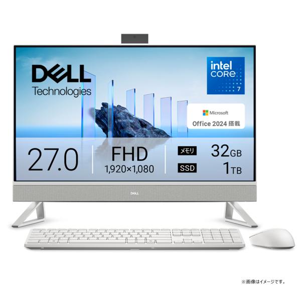 DELL｜デル 27型 オールインワンデスクトップパソコン Dell 27 AIO EC27250(...