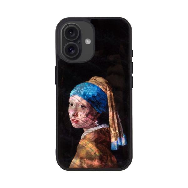 ikins(アイキンス) iPhone 16用 天然貝ケース(真珠の耳飾りの少女) I27089I1...