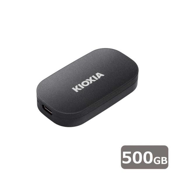 KIOXIA｜キオクシア ポータブルSSD 外付け 500GB ハードディスク SSD-PKP500...