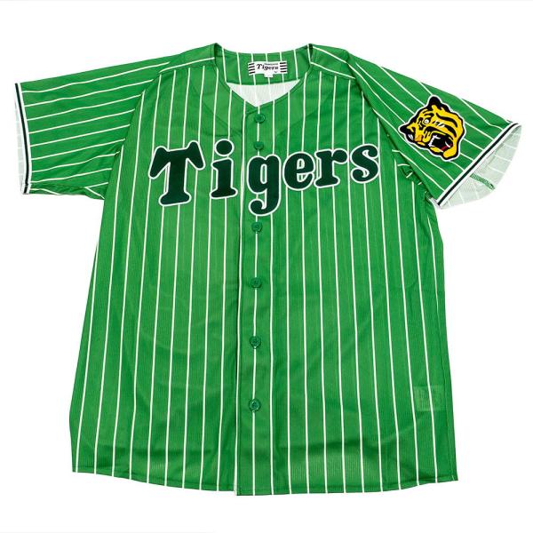 ミズノ (阪神タイガース公認)カラーレプリカユニフォーム(グリーン・サイズ：XO)  返品種別A