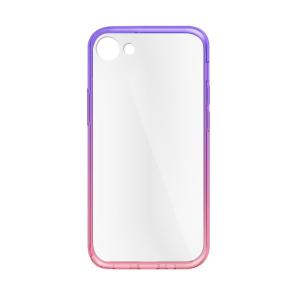 サムライワークス iPhone SE(第2世代)/ 8/ 7用 ハイブリッドクリアケース ISENSE(サーモンピンクラベンダー) IS-GCISE2-1G02 