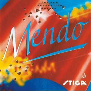 STIGA(スティガ) 卓球ラバー MENDO(メンド)オールラウンド、コントロール系裏ソフト(ブラック・サイズ：15.0mm) 返品種別A｜joshin