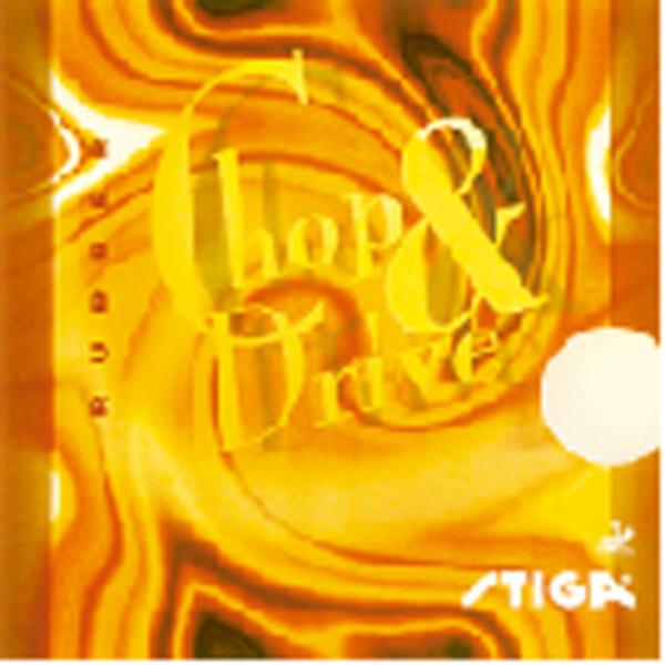 STIGA(スティガ) 卓球ラバー CHOP＆DRIVE (チョップ＆ドライブ)微粘着裏ソフト(レッ...