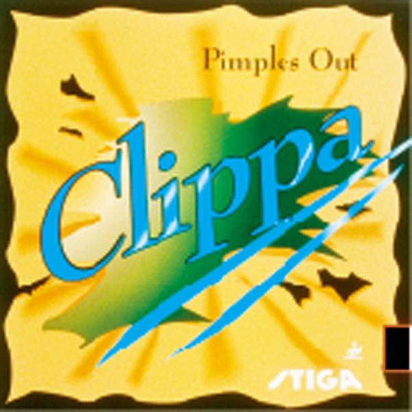 STIGA(スティガ) 卓球ラバー Clippa(クリッパ)表ソフト(ブラック・中厚) 返品種別A