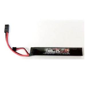 TOPLINE FORCE POWER LiPo 7.4V 1300mAh 25C スティックtypeエアガン 返品種別B