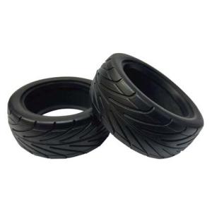 TOPLINE(トップライン) 1/ 10 4WDバギー用ゴムタイヤ ラジアルタイプ リヤ用(2本入)(ET-022)ラジコンパーツ 返品種別B