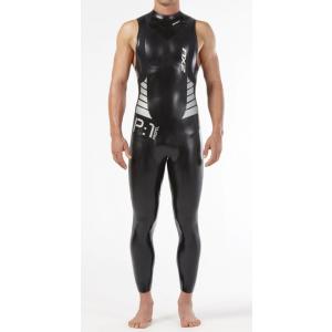 2XU メンズ トライアスロン用ウェットスーツツータイムズユー P:1 プロペルスリーブレス MW4992C-BK/ SL-M