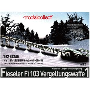 モデルコレクト 1/ 72 ドイツ軍V1飛行爆弾＆カタパルト発射機プラモデル 返品種別B