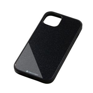 ディーフ iPhone 13(6.1インチ)用 ハイブリッドケース(メタリックブラック) Hybrid Case Etanze DCS-IPE21M2BK 