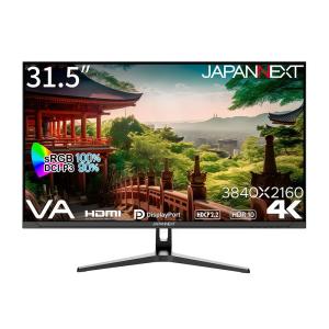 JAPANNEXT(ジャパンネクスト) 31.5型 液晶ディスプレイ(4K/ 12ms(GtoG)/ VA/ 非光沢/ DisplayPort/ HDMI/ スピーカー搭載/) JN-V3152UHDR 返品種別A｜joshin