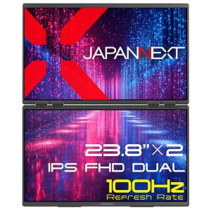 JAPANNEXT デュアルモバイルモニター HDMI USB Type-C 15.6型 ／フルHD