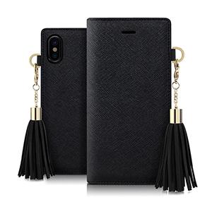 dreamplus iPhone XS/ X用 手帳型 TASSEL JACKET DP10116I8