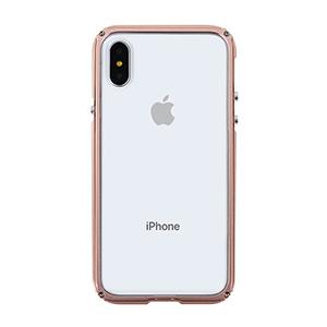 GAZE(ゲイズ) iPhone XS/ X用 バンパー ALUMINUM BUMPER RAZOR FIT(ローズゴールド) GZ10209I8 返品種別A｜joshin