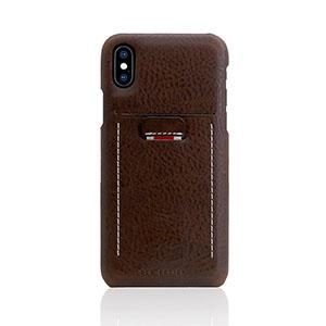 SLG Design iPhone XS/ X用 ハードケース MINERVA BOX LEATHER BACK CASE SD10518I8