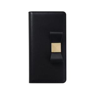 LAYBLOCK(レイブロック) iPhone XR用 手帳型ケース Ribbon Classic Diary(ブラック) LB13507I61 返品種別A｜joshin