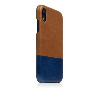 SLG Design iPhone XR用 Tampomata Leather Back case(タン × ブルー) SD13668I61 返品種別A｜joshin