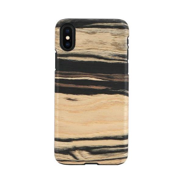 Man＆Wood iPhone XR用 天然木ケース(White Ebony) I13875I61 ...