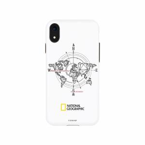 National Geographic iPhone XR用 Compass Case Double Protective(ホワイト) NG14139I61 返品種別A｜joshin