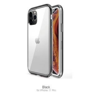 motomo iPhone 11 Pro用 INO LINE INFINITY CLEAR CASE ハイブリッドケース(Black) MT16781I58R 返品種別A｜joshin