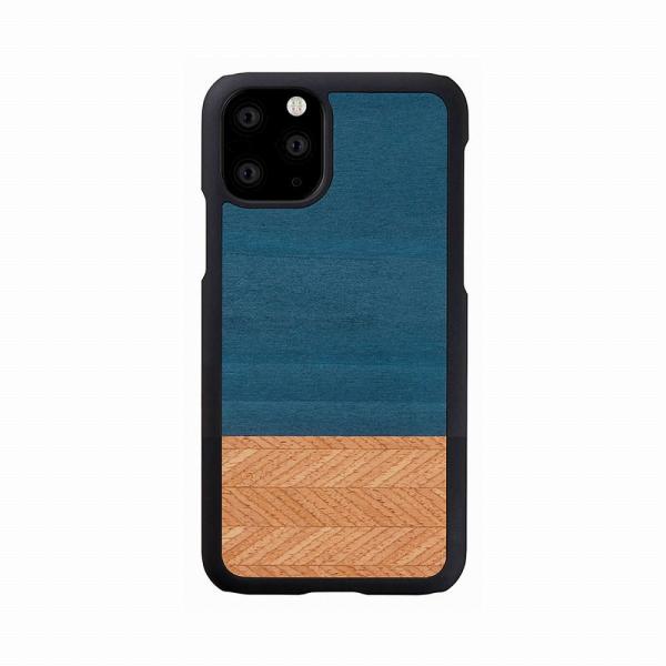 Man＆Wood iPhone 11 Pro Max用 天然木ケース Denim I16855I65...