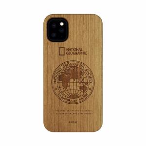 National Geographic iPhone 11 Pro Max用 Global Seal Nature Wood(チェリーウッド) NG17191I65R 返品種別A｜joshin