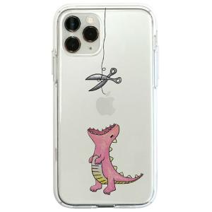 Dparks iPhone 11 Pro用 ソフトクリアケース はらぺこザウルス(ピンク) DS17233I58R 返品種別A｜joshin