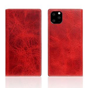 SLG Design iPhone 11 Pro Max用 手帳型ケース Badalassi Wax case(レッド) SD17944I65R 返品種別A｜joshin