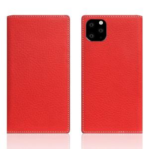 SLG Design iPhone 11 Pro Max用 手帳型ケース Minerva Box Leather Case(レッド) SD17948I65R 返品種別A｜joshin