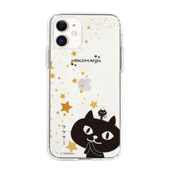 abbi iPhone 12/ 12 Pro用 ネコマンジュウクリアケース(星に願いを) ABF19...