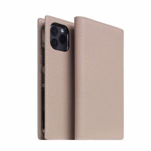 SLG Design iPhone 12/ 12 Pro用 手帳型ケース Full Grain Leather Case(ライトクリーム) SD19728I12P 返品種別A｜joshin
