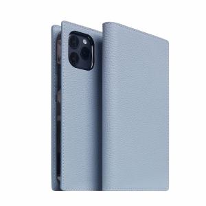 SLG Design iPhone 12/ 12 Pro用 手帳型ケース Full Grain Leather Case(パウダーブルー) SD19732I12P 返品種別A｜joshin