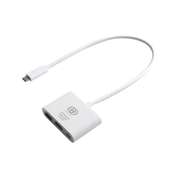 GOPPA(ゴッパ) USB Type-C マルチポートハブ PD 140W 対応 (ホワイト) G...