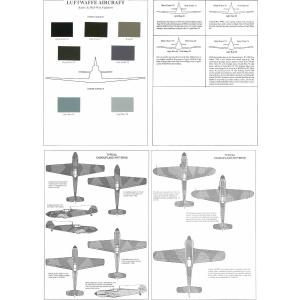 イリアドデザイン ドイツ空軍戦闘機 WW.II 初期/ 中期 塗装カラーチャート 返品種別B