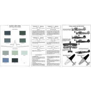 イリアドデザイン 英艦隊航空隊 WW.II航空機 塗装カラーチャート 返品種別B