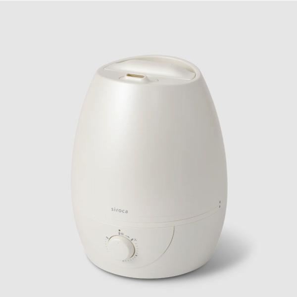 シロカ 超音波式加湿器(木造6畳まで/ プレハブ洋室10畳まで シルキーホワイト) siroca 5...