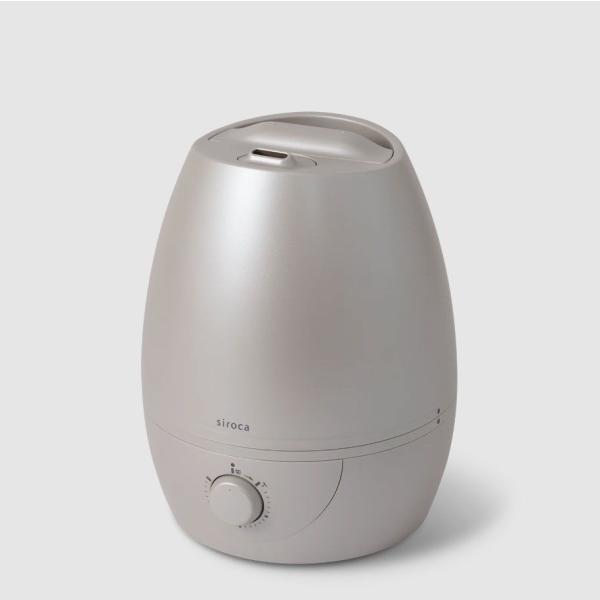 シロカ 超音波式加湿器(木造6畳まで/ プレハブ洋室10畳まで パールグレージュ) siroca 5...