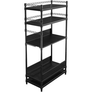 バウヒュッテ デスクサイドラック (幅70.4cm×奥行36cm) ブラック BHS-700SM-B...