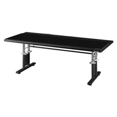 バウヒュッテ ゲーミングデスクHD ローデスク (幅120cm×奥行55cm) ブラック 昇降式 B...