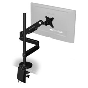 バウヒュッテ ロングモニターアームGS シングル (ブラック) Bauhutte 43インチ対応 ガ...