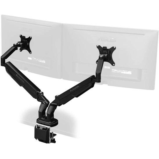 バウヒュッテ 34インチ対応 スリムモニターアーム (ブラック) BMA-2SLM-BK 返品種別A