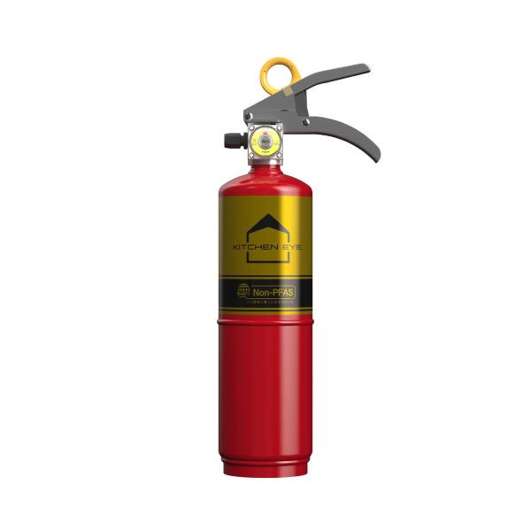 モリタ宮田工業 住宅用強化液(中性)消火器 キッチンアイ 1L レッド MORITA MVF1HBR...