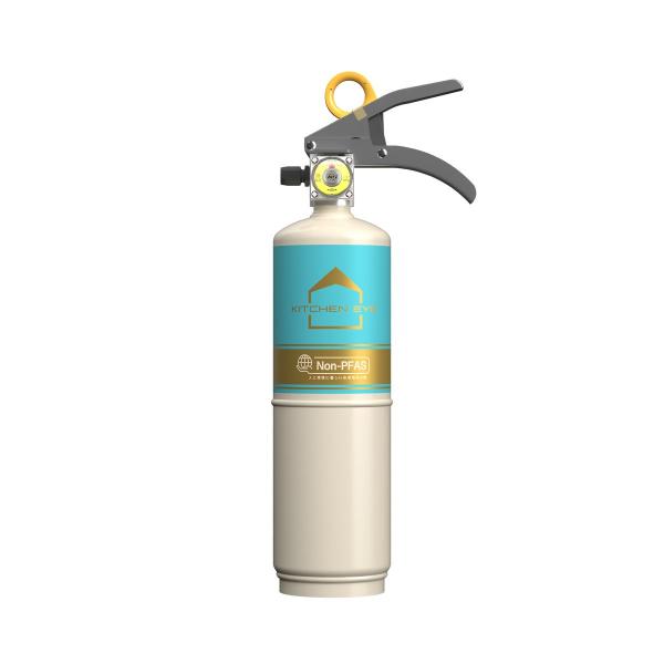 モリタ宮田工業 住宅用強化液(中性)消火器 キッチンアイ 1L ブルー MORITA MVF1HBB...
