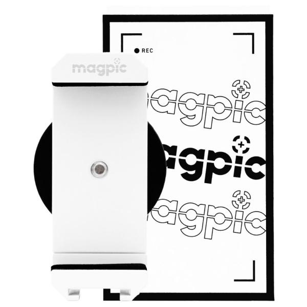 Boldies magpic(マグピク) スマートフォンホルダー(ホワイト) MAGPIC-WH 返...